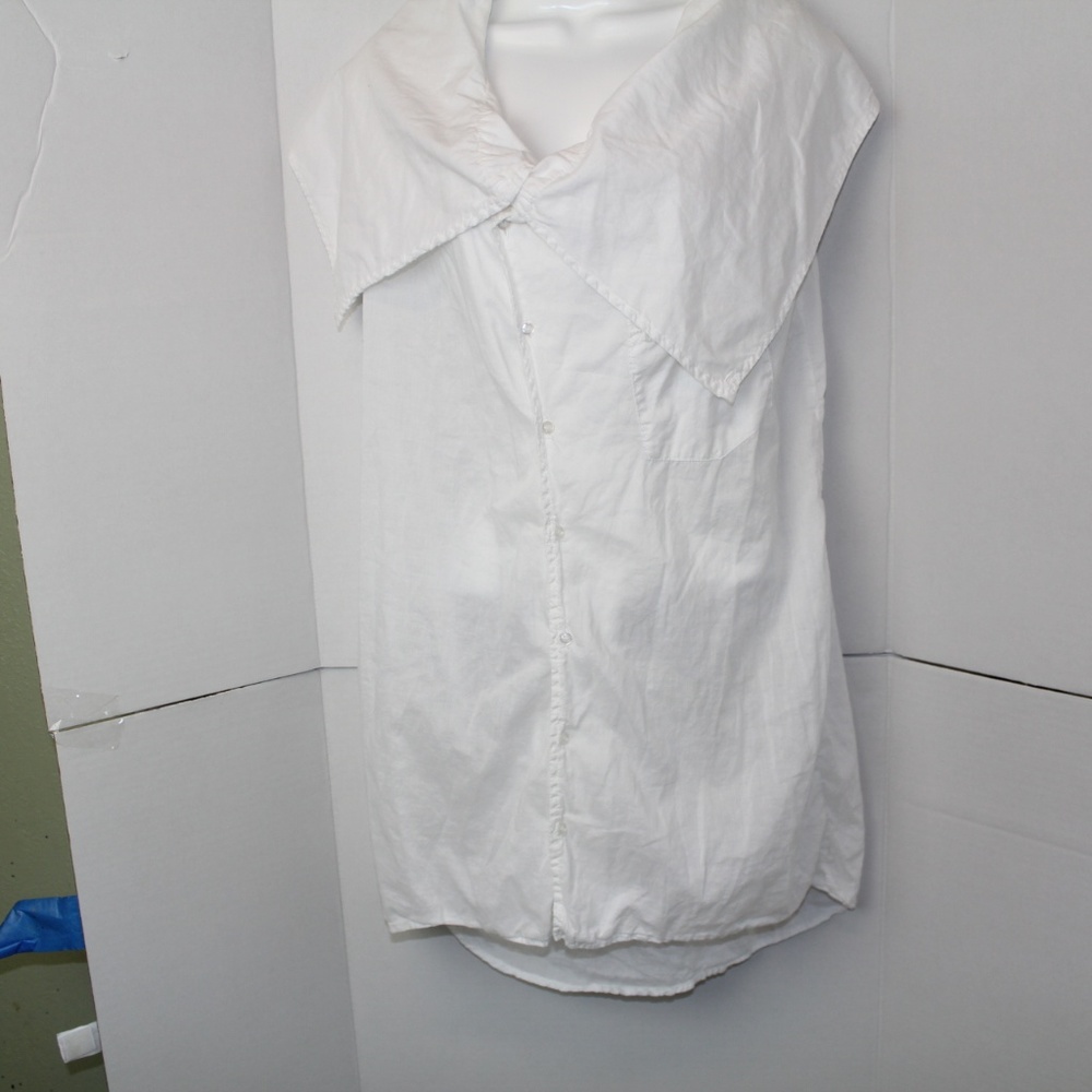 Laugh Cry Repeat by azfn blouse sz XS white